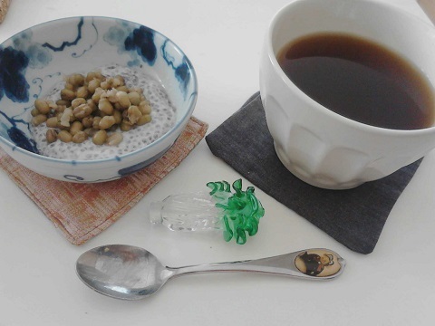 緑豆とヨーグルト